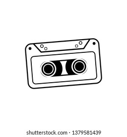 Cassette linear vector icon. Modern outline Cassette logo concept from Retro collection. Suitable for use on web apps, mobile apps and print media