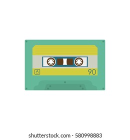 Cassette music device icon vector illustration graphic design