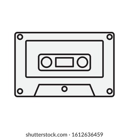 cassette music pop art style icon vector illustration design