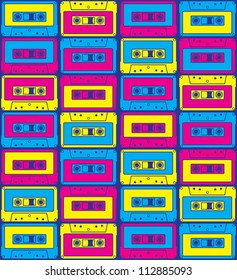 Cassette in New Rave Style