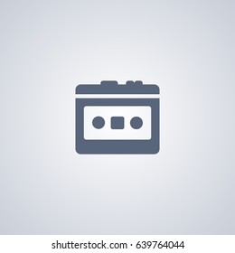 Cassette player vector icon