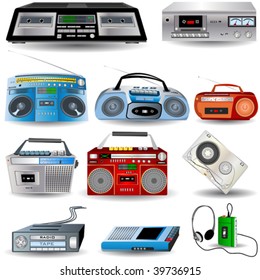 cassette players and a type