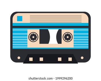 cassette pop art style icon