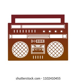 cassette radio player device retro vintage