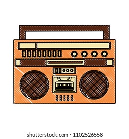 cassette radio player device retro vintage