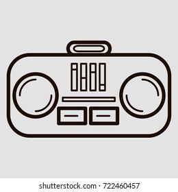 cassette recorder icon