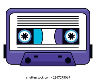 cassette retro device nostalgia icon
