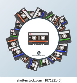 cassette tape background