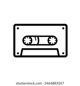 cassette tape caseta - vector icon,	