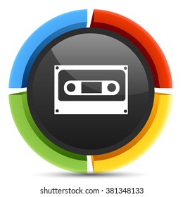 cassette  tape icon