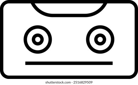 Cassette Tape icon design for personal commercial use