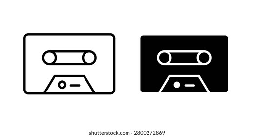 Cassette tape icon drawing