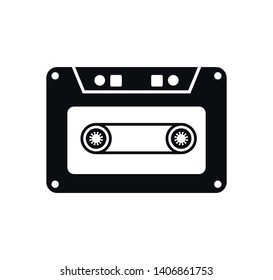 Cassette tape icon vector illustration