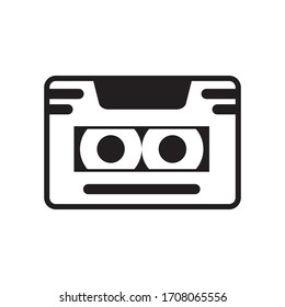 Cassette tape icon vector illustration
