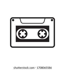 Cassette tape icon vector illustration