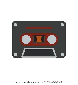 Cassette tape icon vector illustration