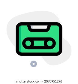 Cassette tape with less quantity of data storage