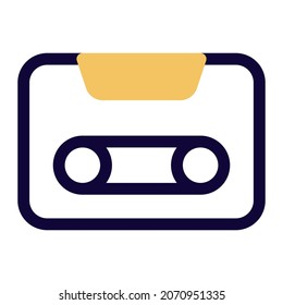 Cassette tape with less quantity of data storage