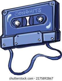 Cassette tape recorder song hits 