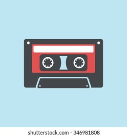 Cassette Tape retro vector illustration