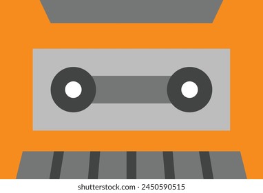 Cassette Tape Vector Flat Icon Design Vector Flat Icon Design