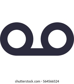 Cassette Tape Vector Icon 