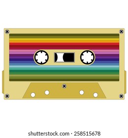 Cassette tape vector illustration