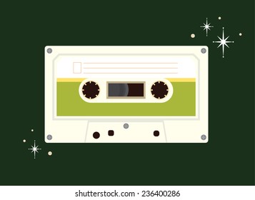 cassette tape vector/illustration