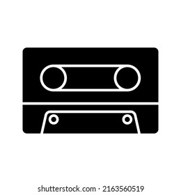 Cassette vecletor icon color editable
