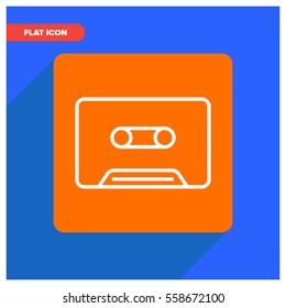 cassette vector icon