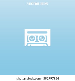 Cassette vector  icon.