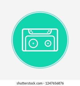 Cassette vector icon sign symbol