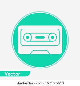 Cassette vector icon sign symbol
