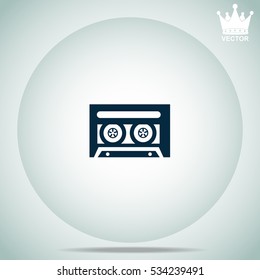 Cassette  vector illustration.