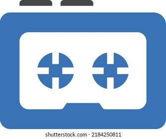 cassette  Vector illustration on a transparent background. Premium quality symmbols. Glyphs vector icons for concept and graphic design.