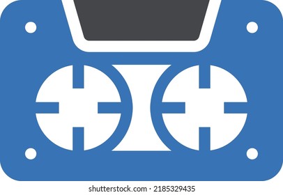 cassette Vector illustration on a transparent background. Premium quality symmbols. Glyphs vector icons for concept and graphic design.
