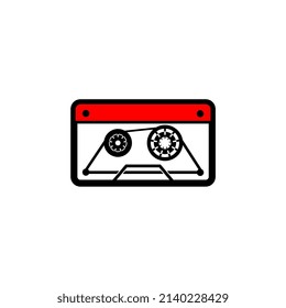 Cassette vector illustration, suitable for symbols, logos, icons, brochures, posters, mascots, etc