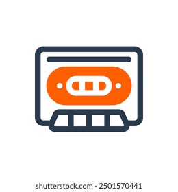 Cassette Y2K Vector Icon Illustration