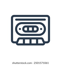 Cassette Y2K Vector Icon Illustration