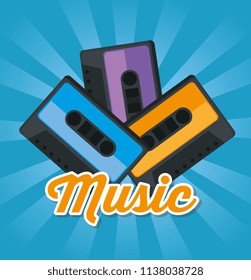 cassettes music festival label