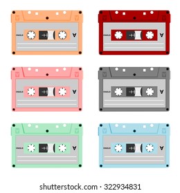 Cassettes tapes vector