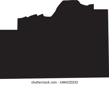 Cassia County Map In State Of Idaho