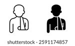 cast Icon set.Symbol isolated white background. vector illustration. color editable.