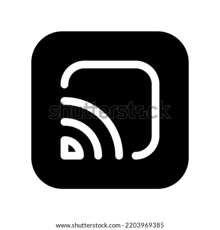 Cast Icon Vector Symbol Design Illustration