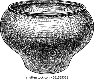Cast iron pot