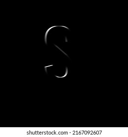 Cast shadow font, alphabet letters and numbers vector illustration