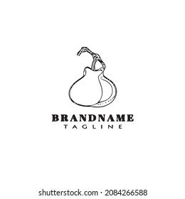 castanet logo cartoon design icon template black modern vector illustration