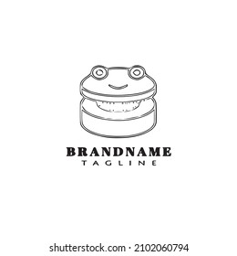 castanet logo cartoon design icon template black modern cute vector illustration