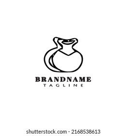 castanet logo cartoon design icon template black modern isolated vector