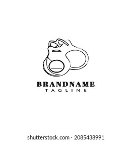castanet logo design icon template black modern isolated vector illustration